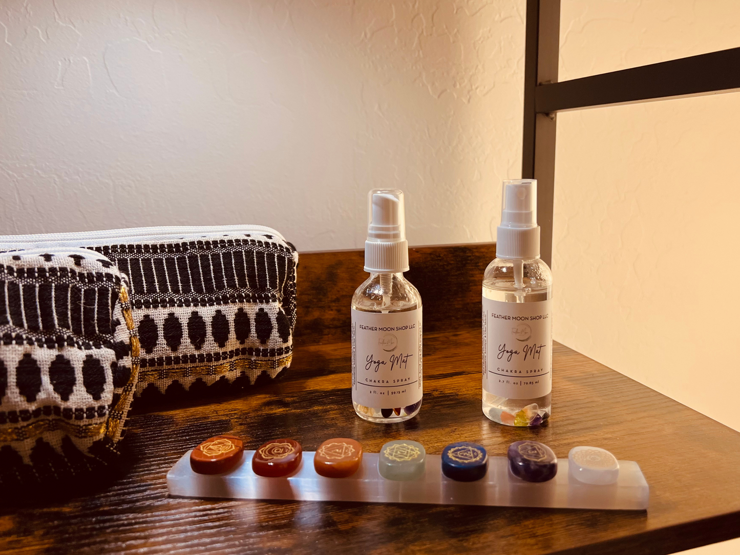 Chakra Cleansing Yoga Mat Spray | Chakra Crystals | Yoga Mat Cleaner | Yoga Gifts | Meditation