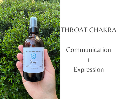 Reiki Infused Throat Chakra Spray for Communication + Expression | Yoga Mist | Meditation Spray | Aromatherapy | Essential Oils