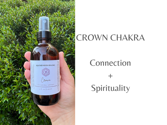 Reiki Infused Crown Chakra Spray for Connection + Spirituality | Yoga Mist | Meditation Spray | Aromatherapy Spray | Essential Oils