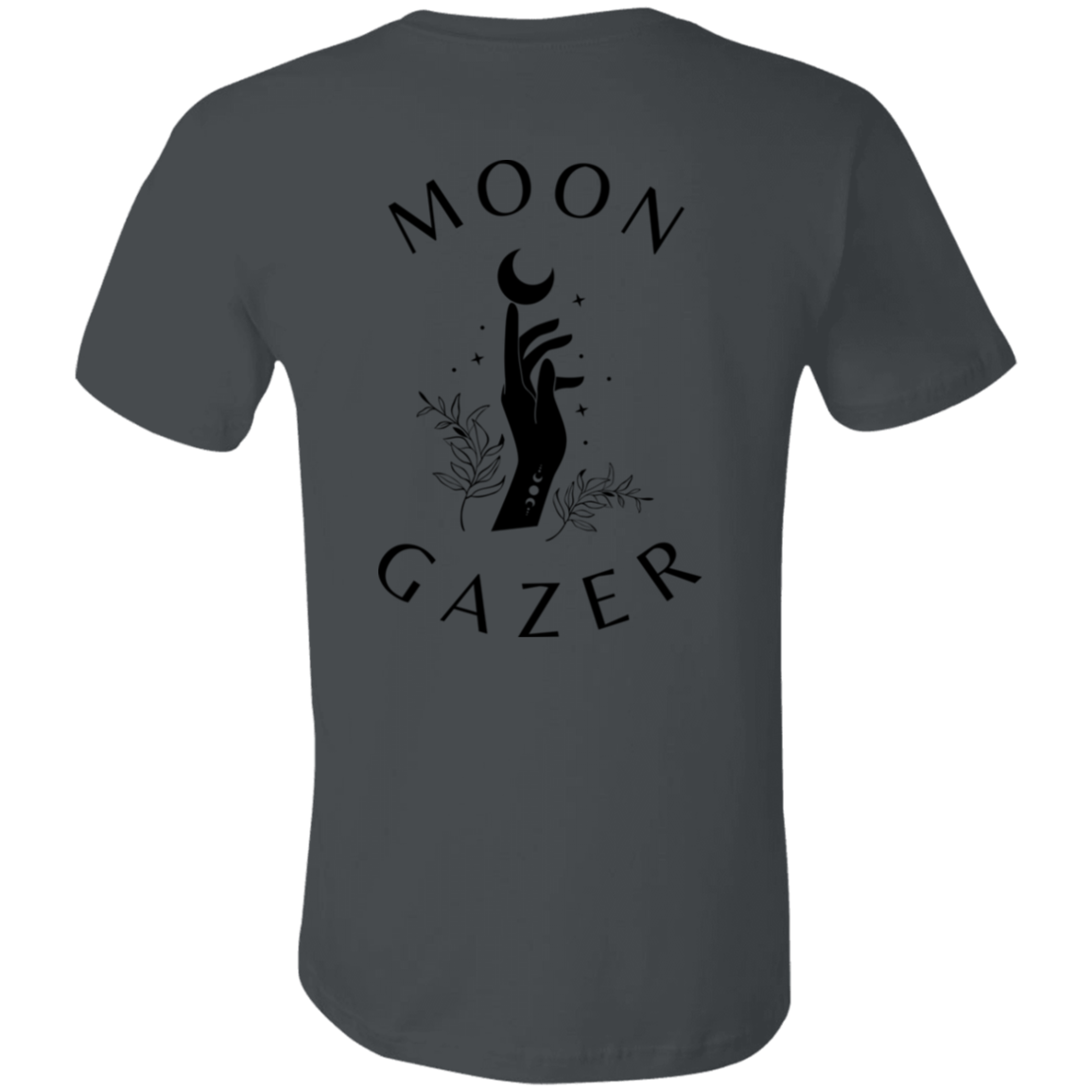 Moon Gazer | Unisex Jersey Short-Sleeve T-Shirt | Printed on the Back