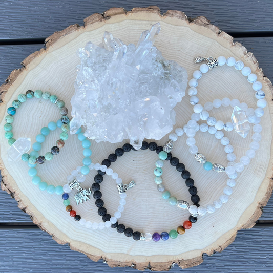 Custom Sized Gemstone Bracelets & Necklaces | Gemstone Bracelet | Handmade Gifts | Reiki Infused | 6mm | 8mm